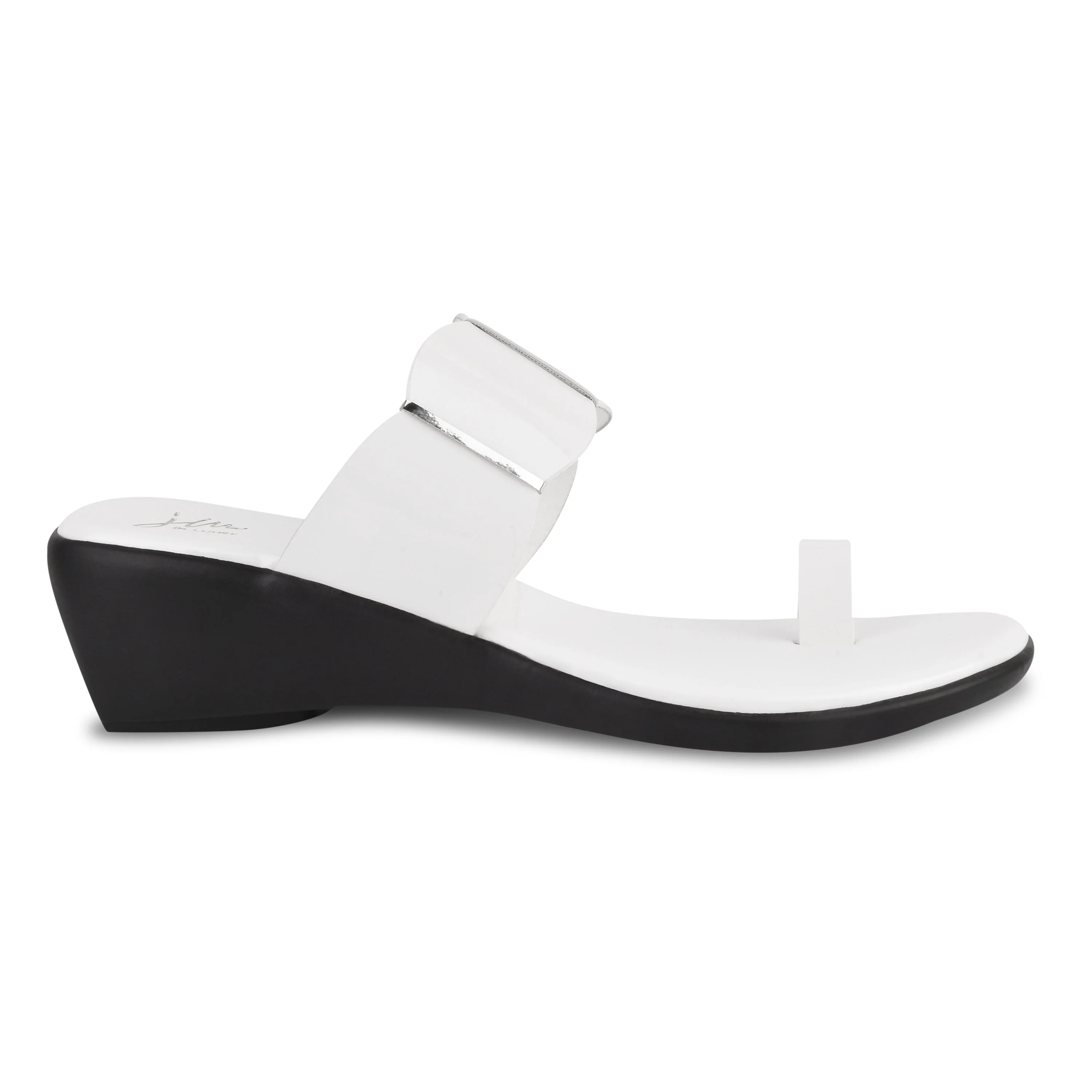 Jm Looks Women's Scalloped Toe-Ring Wedge Slides - Image 18