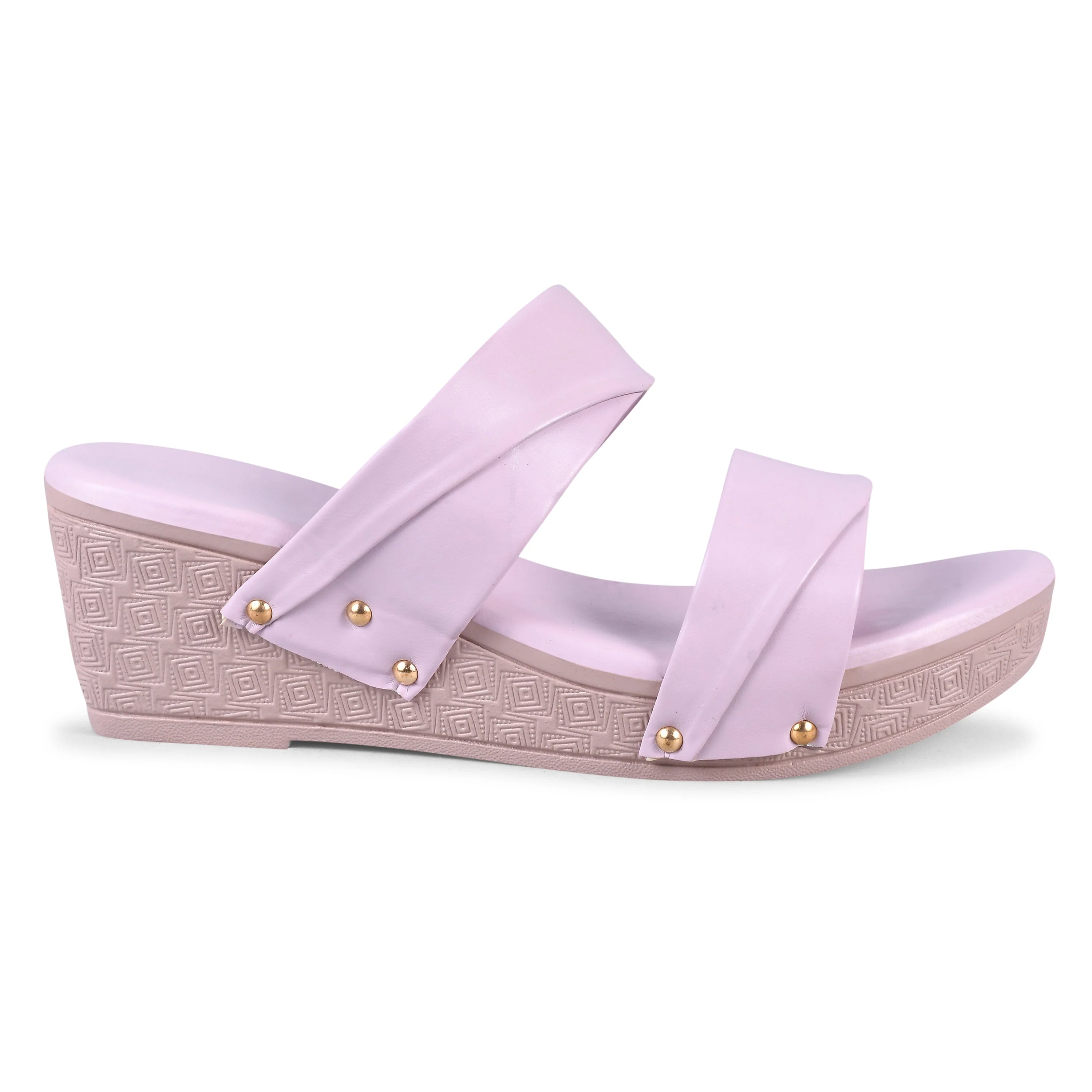 Jm Looks Women's Dual Strap Wedge Heel Slides - Image 10