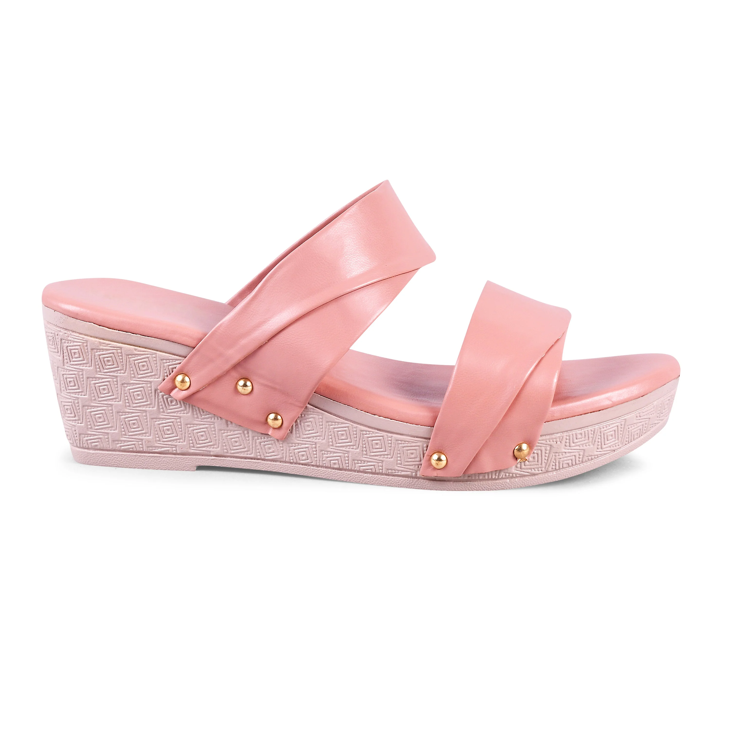 Jm Looks Women's Dual Strap Wedge Heel Slides - Image 16