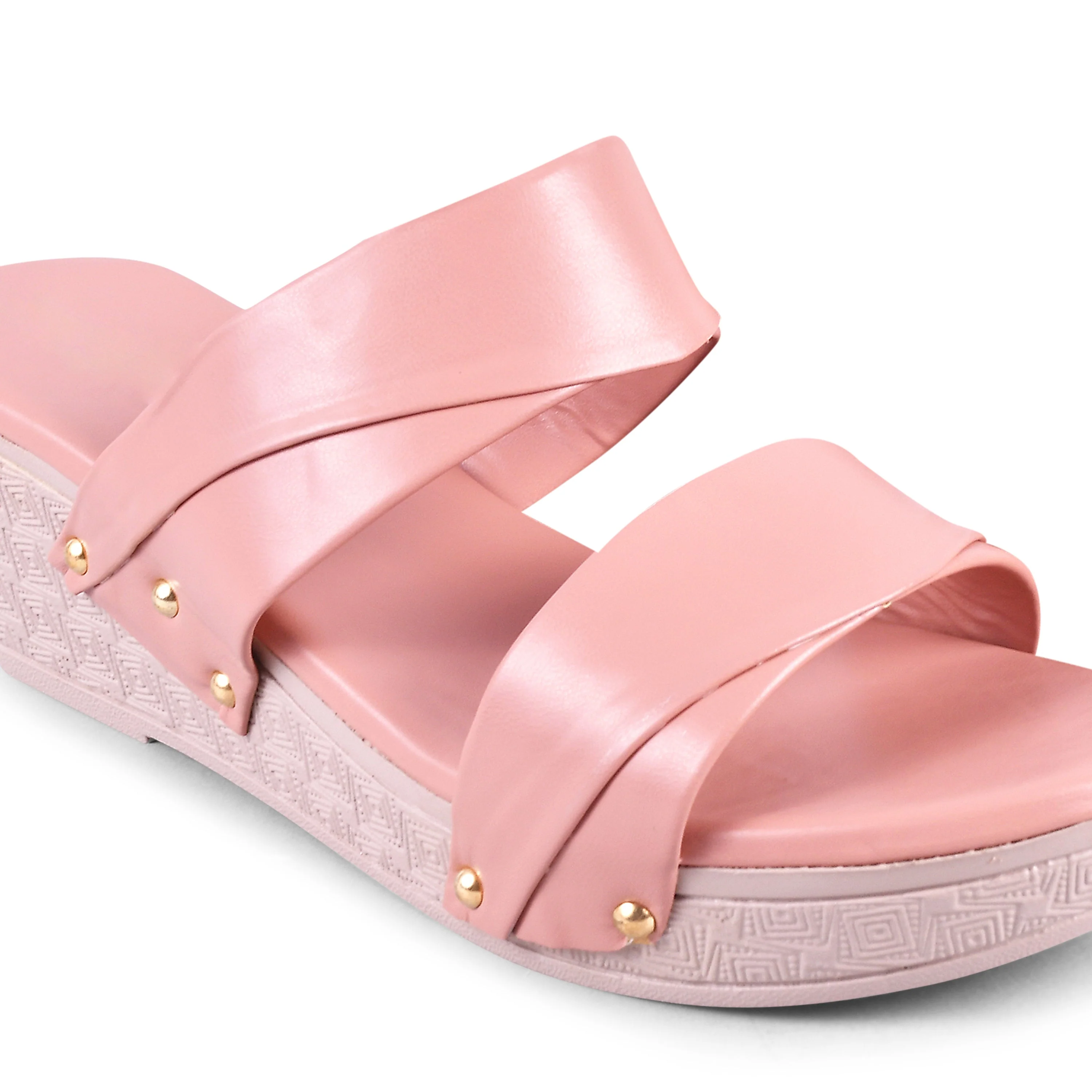 Jm Looks Women's Dual Strap Wedge Heel Slides - Image 18